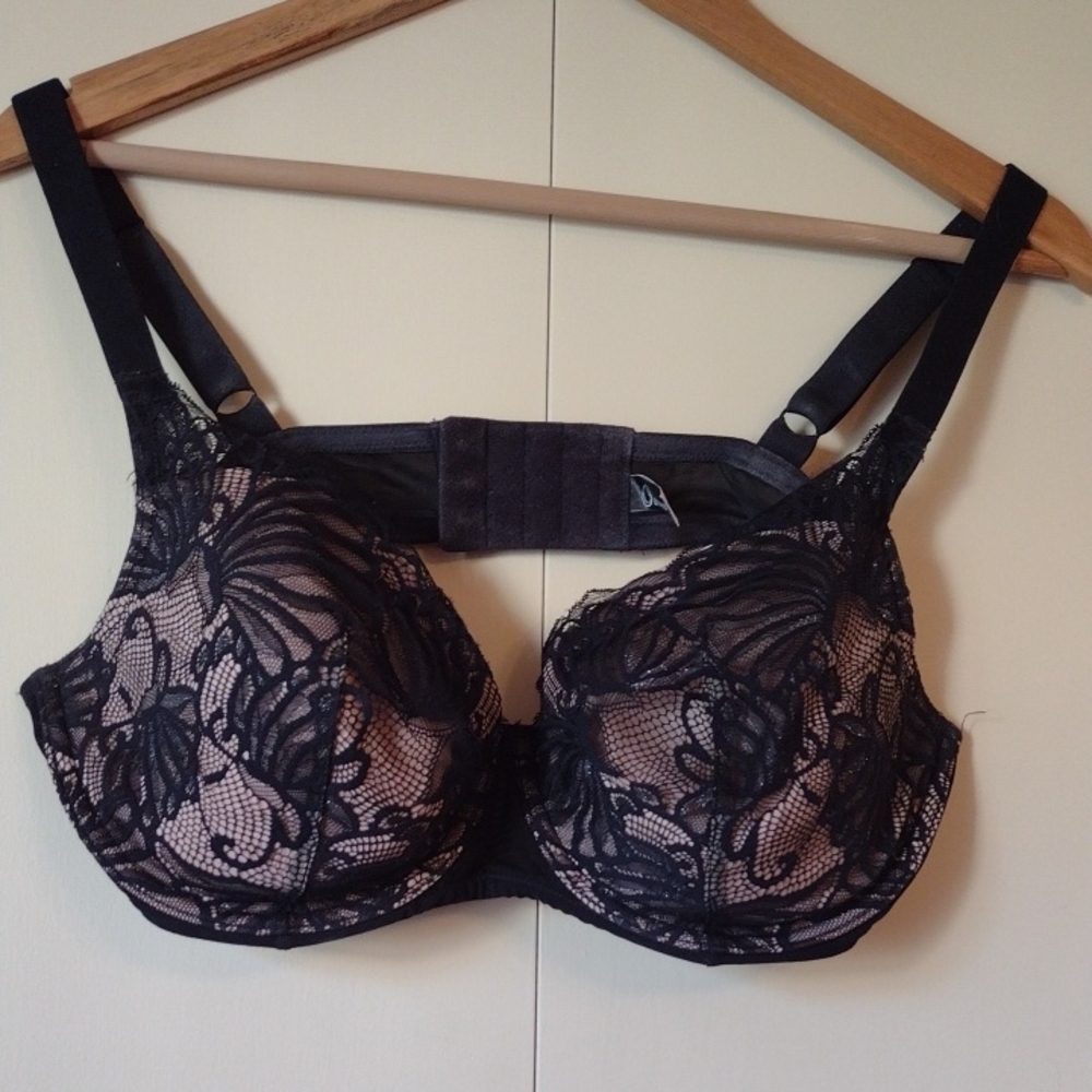 Paramour Black Lace Underwire Bra